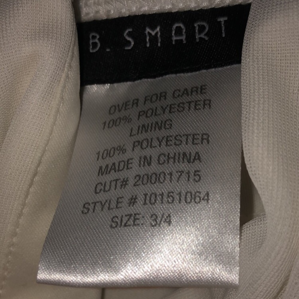 White prom dress